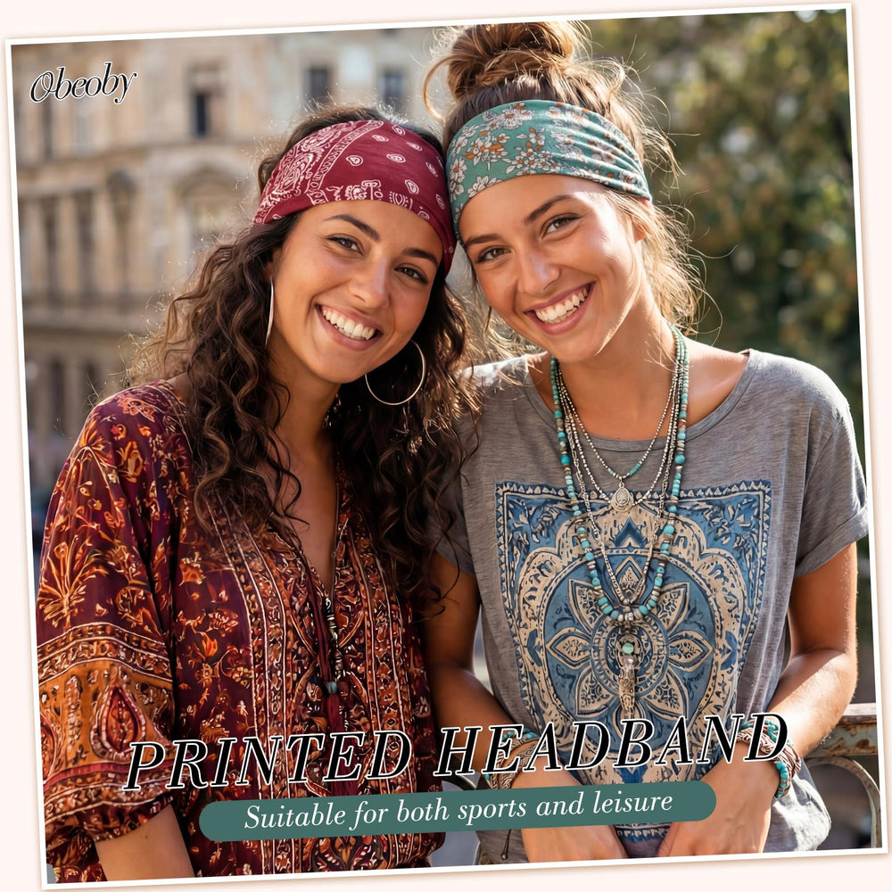 obeoby headband worn with knot at back for sleek style and hold