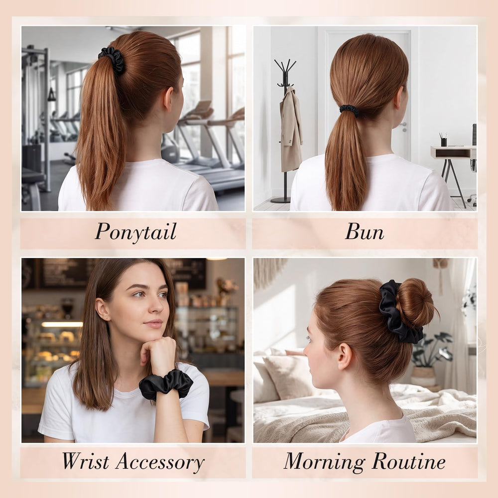 obeoby scrunchie worn on wrist as accessory and convenient carry option