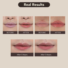 OBgE product open with visible inner tint core and glossy balm