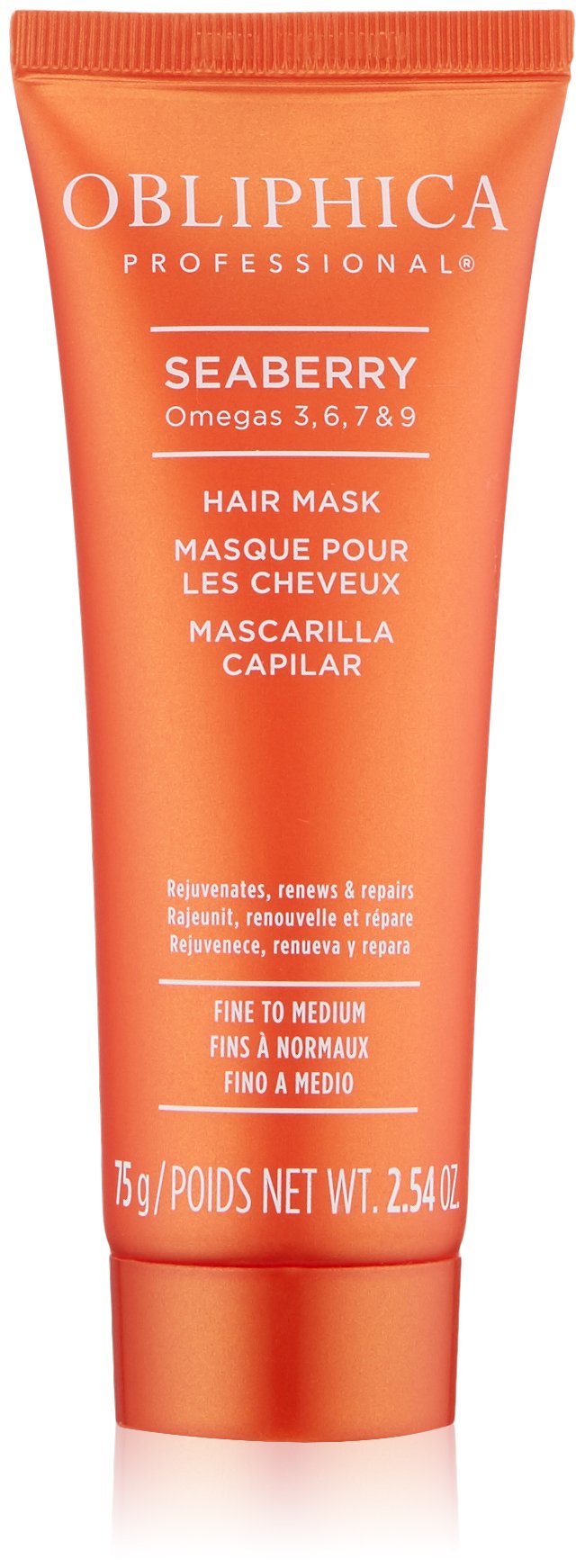 Obliphica front packaging showing jar and label, communicates premium treatment benefit