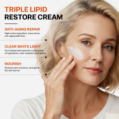 OBOGEE being applied to face and neck to boost barrier and smoothness