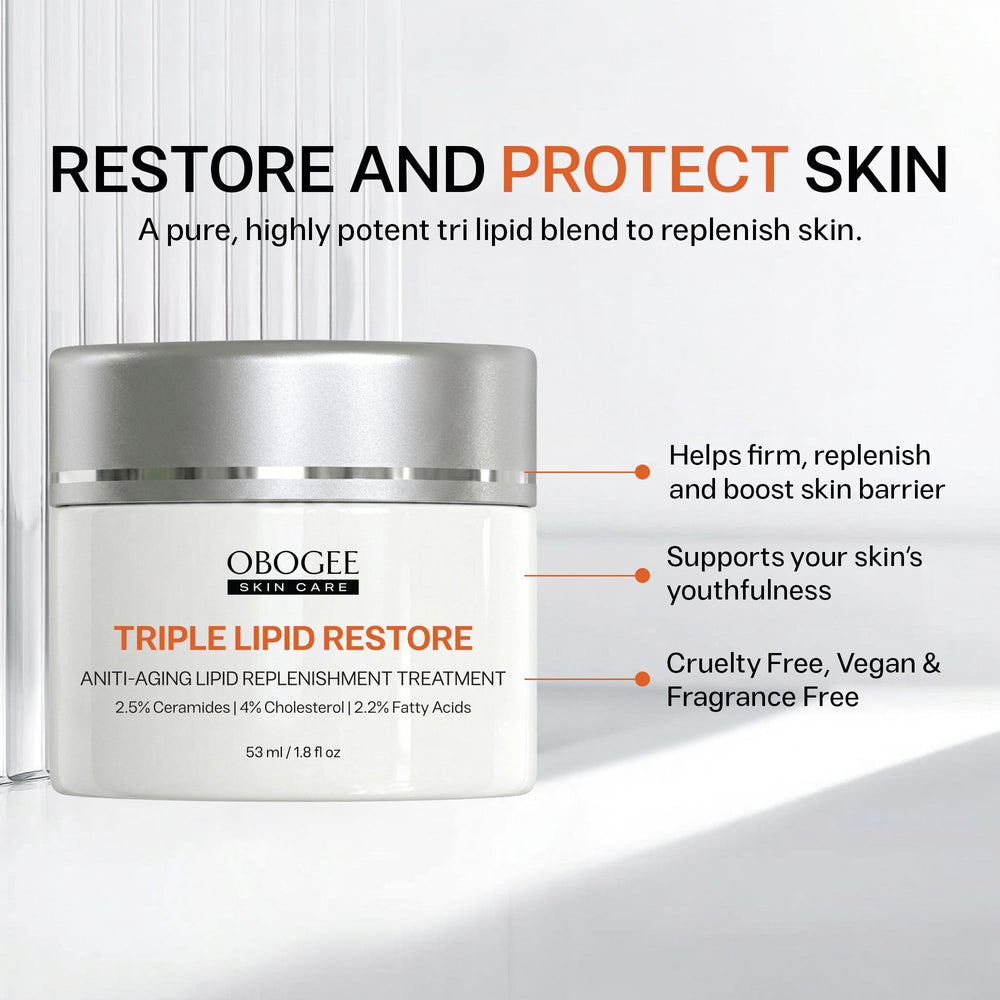 OBOGEE cream on fingertip melting for easy spread and fast absorption