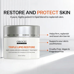OBOGEE cream on fingertip melting for easy spread and fast absorption