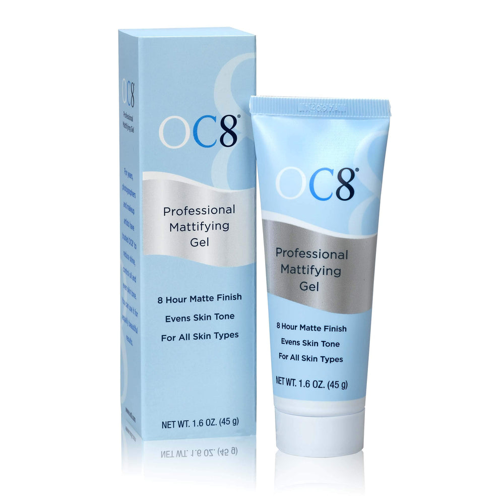 OC8 front packaging shows tube and matte finish benefit