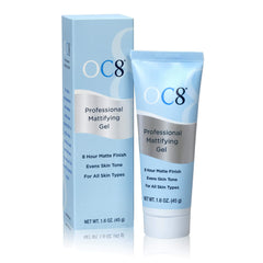 OC8 front packaging shows tube and matte finish benefit