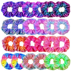OCATO front packaging showing 24 colorful scrunchies and gift bag for easy gifting