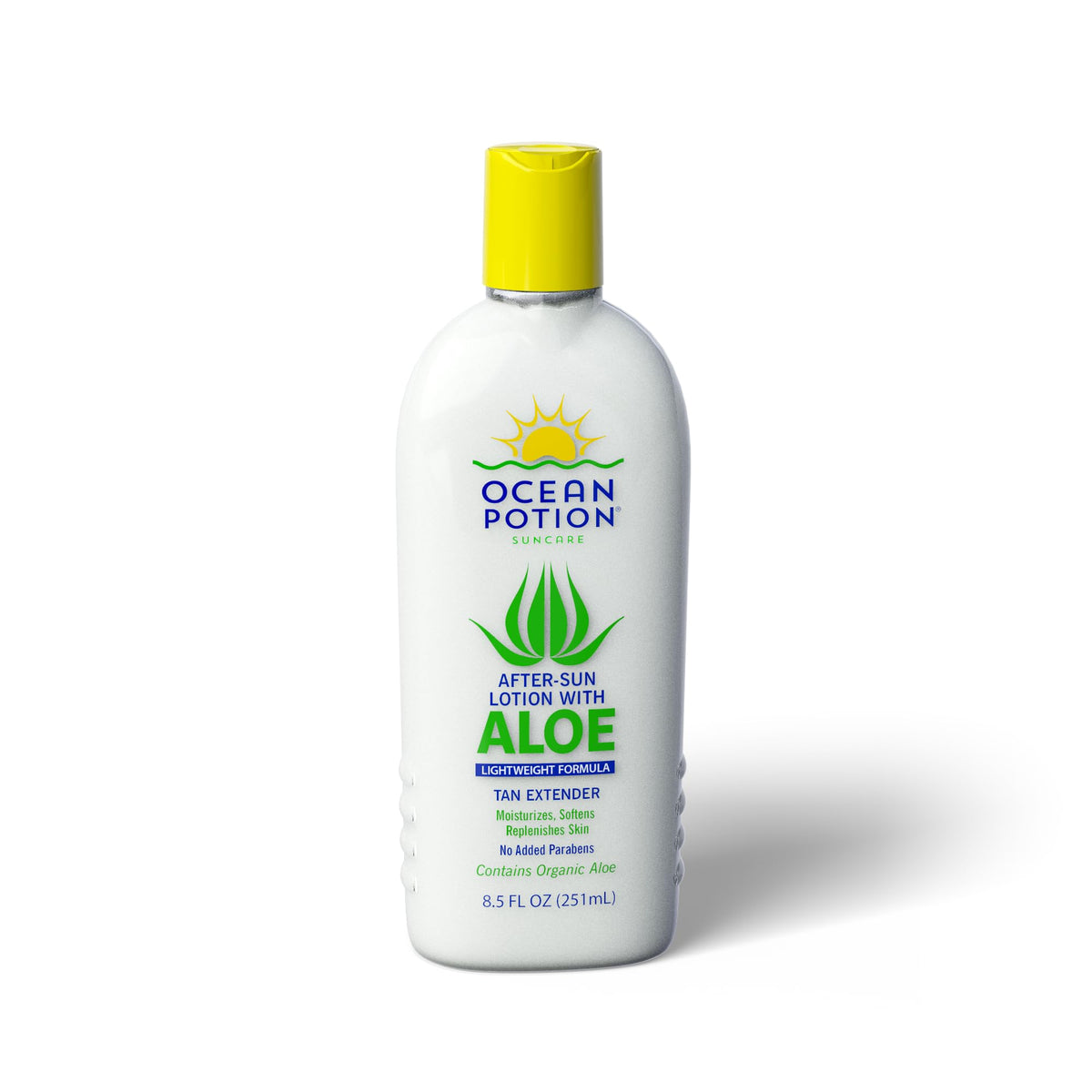 Ocean Potion front bottle showing label and 8.5 oz size benefit