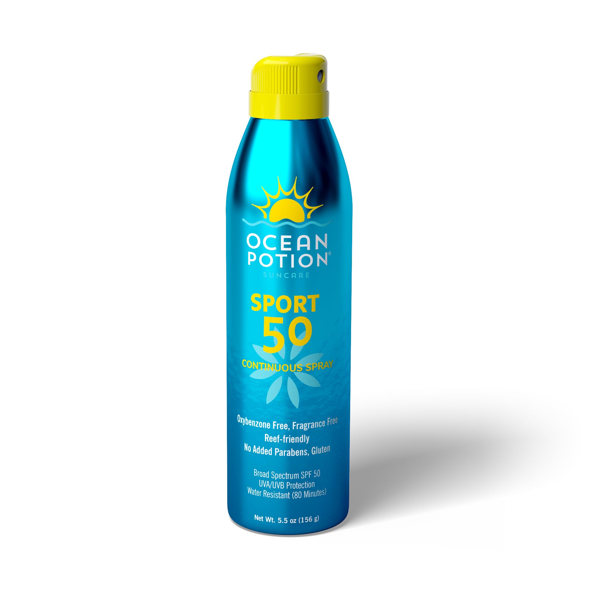 Ocean Potion front packaging showing SPF 50 and sport benefits