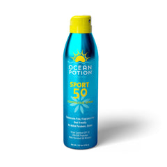 Ocean Potion front packaging showing SPF 50 and sport benefits