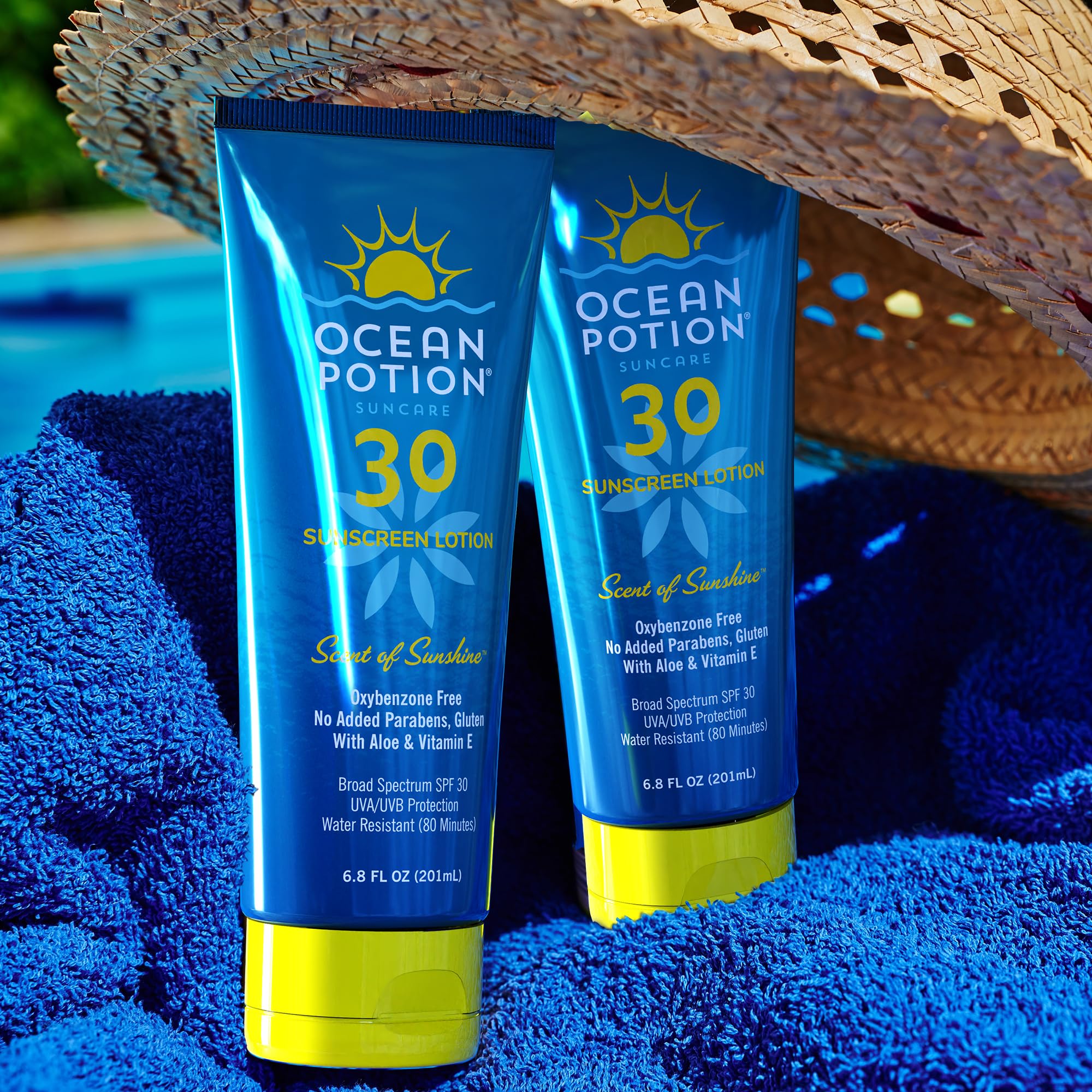 Ocean Potion in-hand application showing lightweight coverage