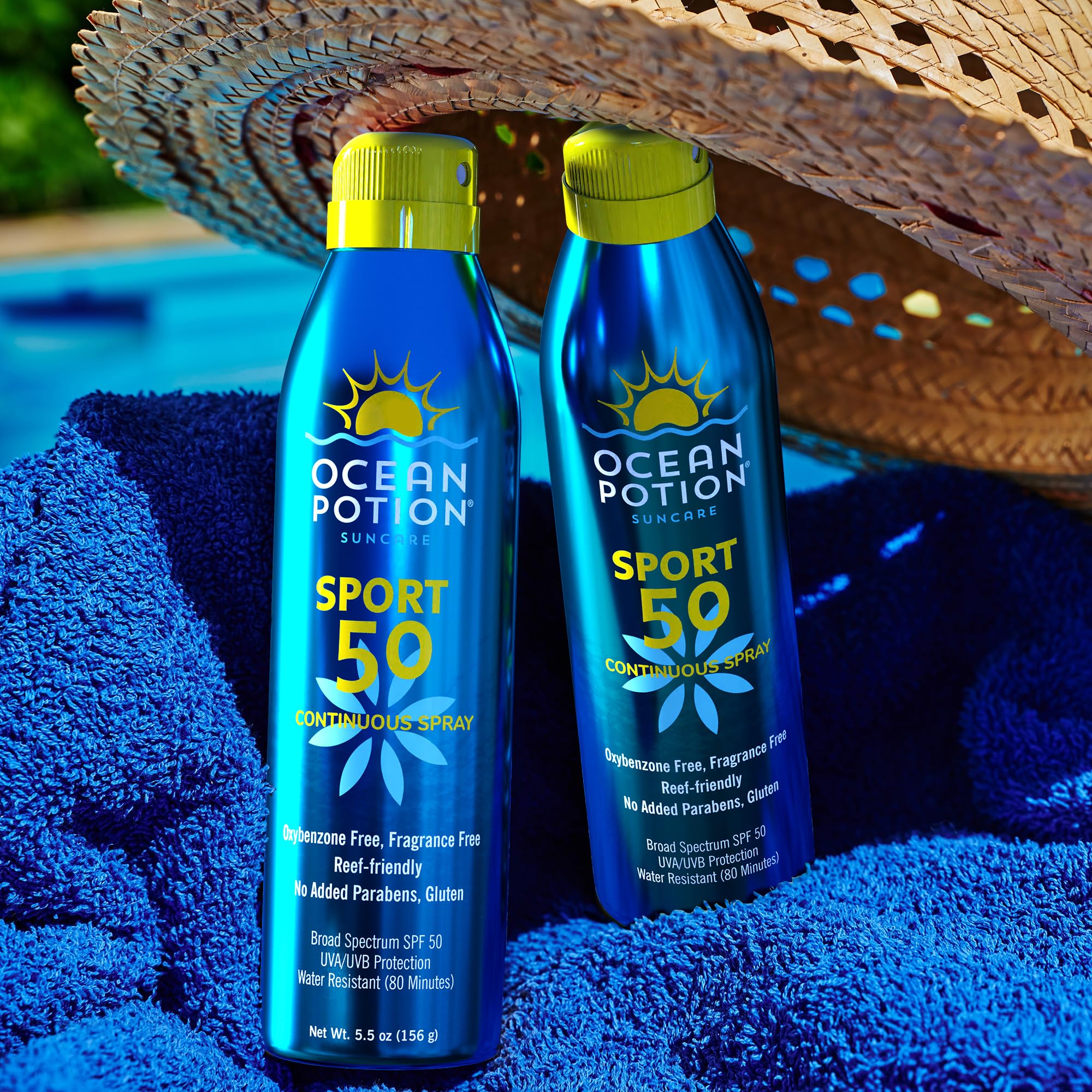 Ocean Potion applied at the beach for reliable outdoor protection