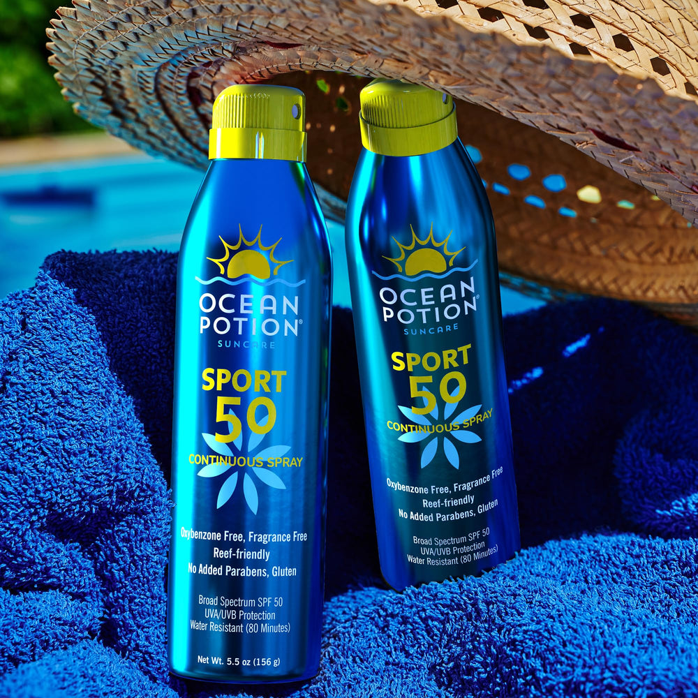 Ocean Potion applied at the beach for reliable outdoor protection