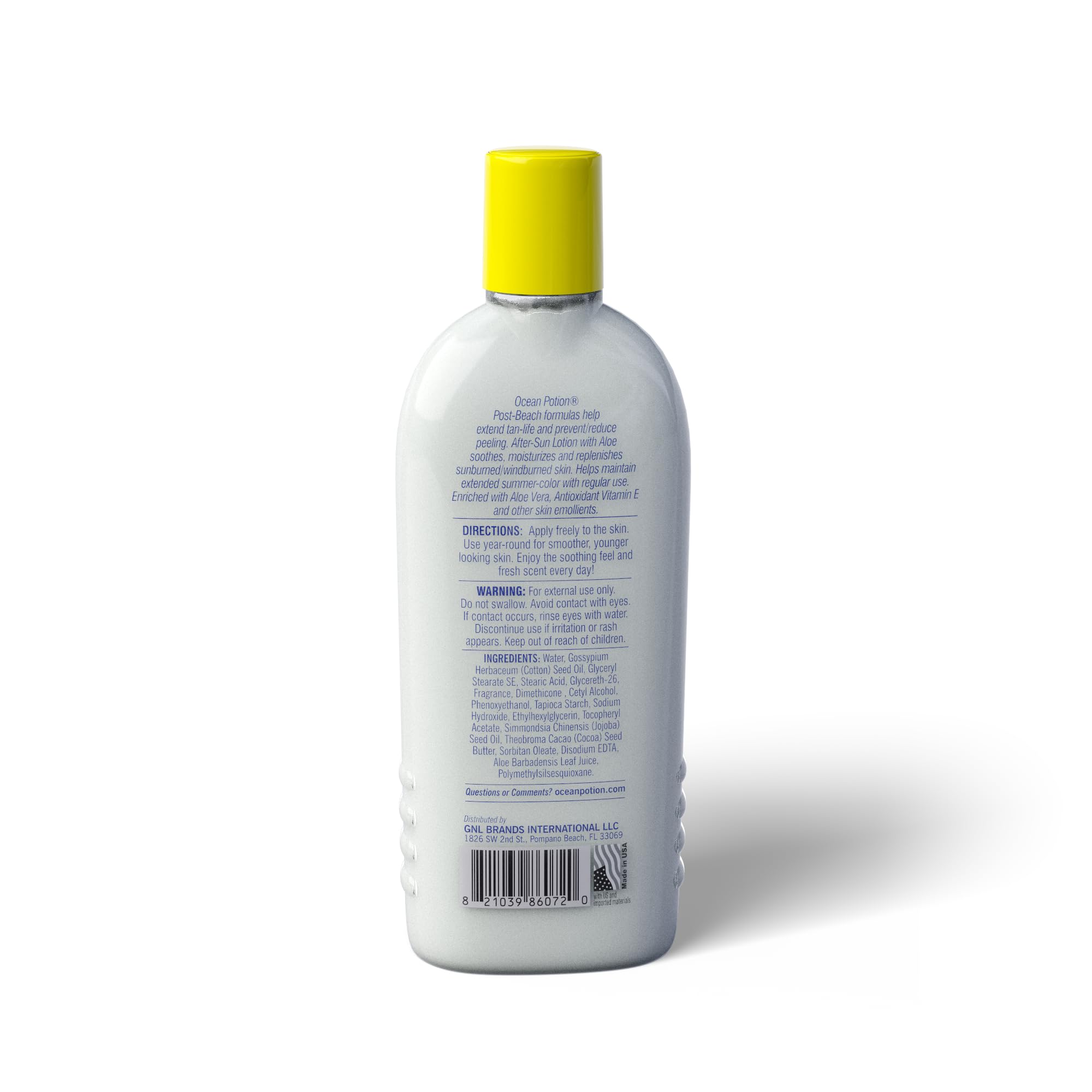Ocean Potion pump close-up for easy dispensing and travel convenience