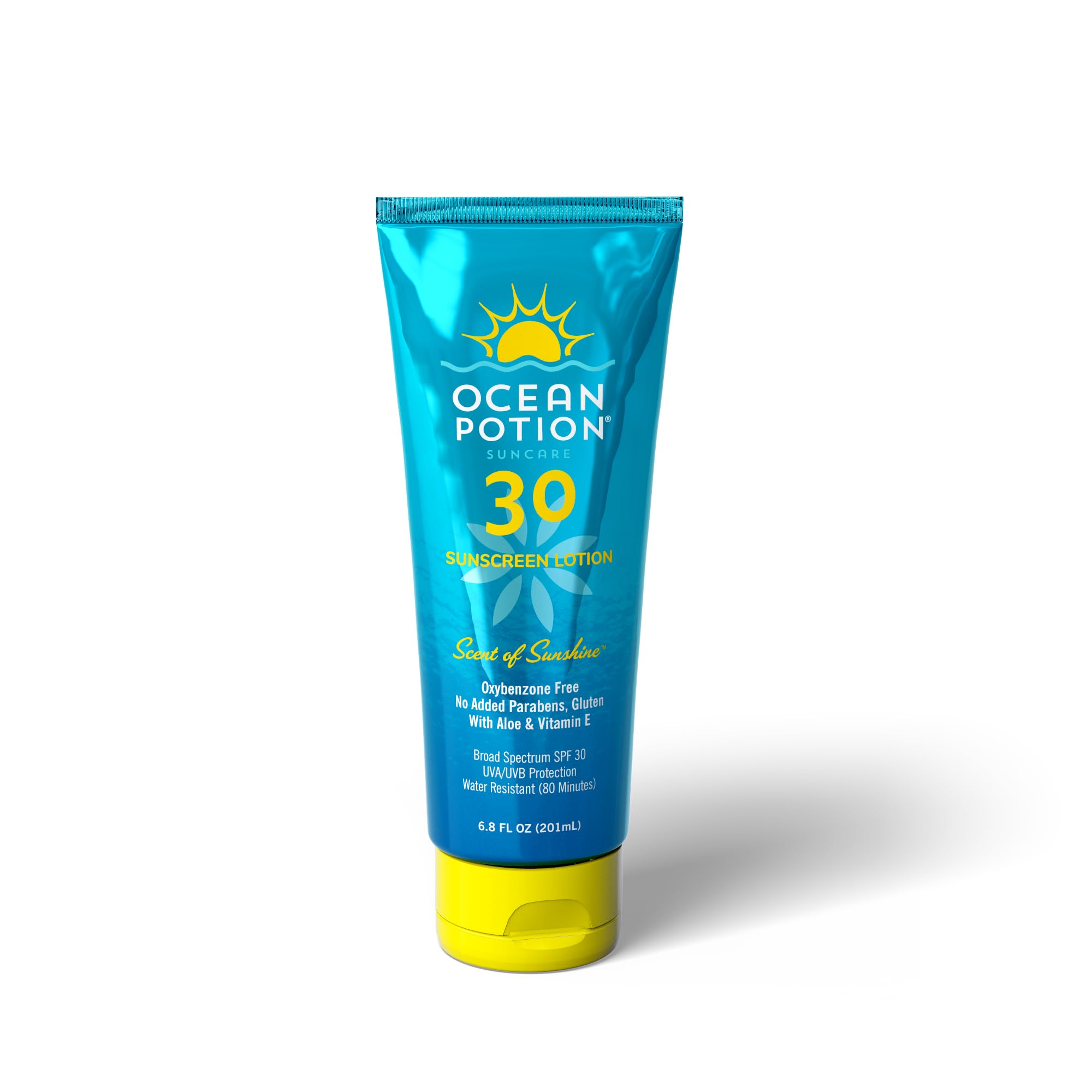 Ocean Potion front packaging showing SPF 30 and benefits