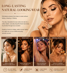 Océane applied daytime makeup look highlighting natural brightness