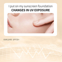 O'CHEAL before and after on mature skin showing smoothing effect