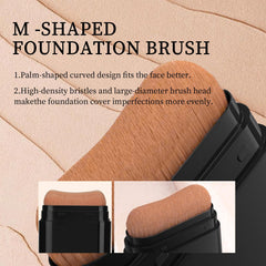 O'CHEAL stick used to contour model cheek showing sculpting benefit