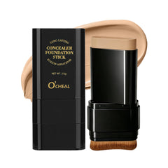 O'CHEAL front packaging of stick shows compact, travel-ready design and full coverage