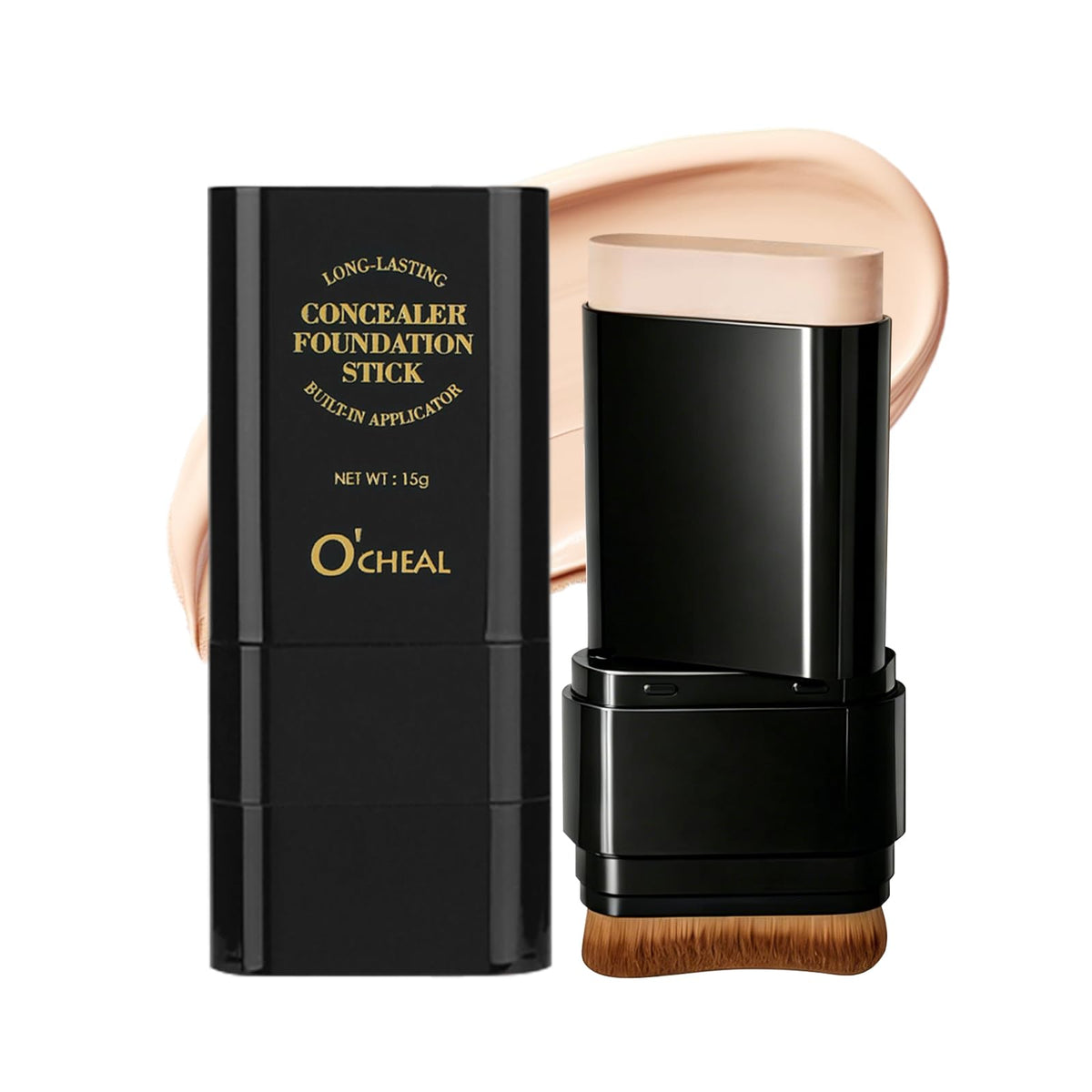 O'CHEAL ivory front stick showing packaging and shade for easy selection