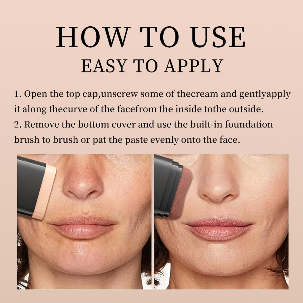 O'CHEAL in a makeup bag lifestyle shot showing portability for on-the-go touch-ups benefit