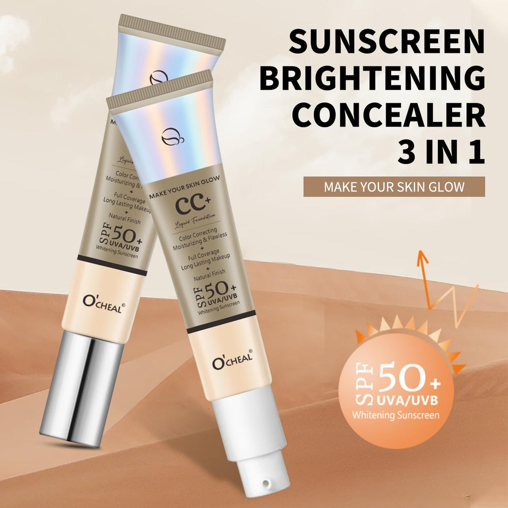 O'CHEAL Nature shade swatch on hand showing true-to-skin match benefit