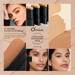 O'CHEAL stick creamy texture close-up for smooth blendability benefit