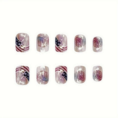 OCOUYVD chrome accent detail on nail, showing reflective finish and shine