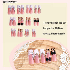 octoswave laid-out 12 sizes and 24 nails for precise fit benefit