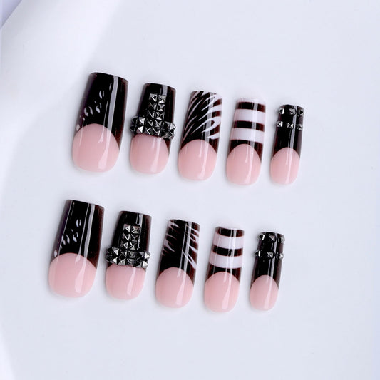 octoswave top view of all nails lined up for easy size selection