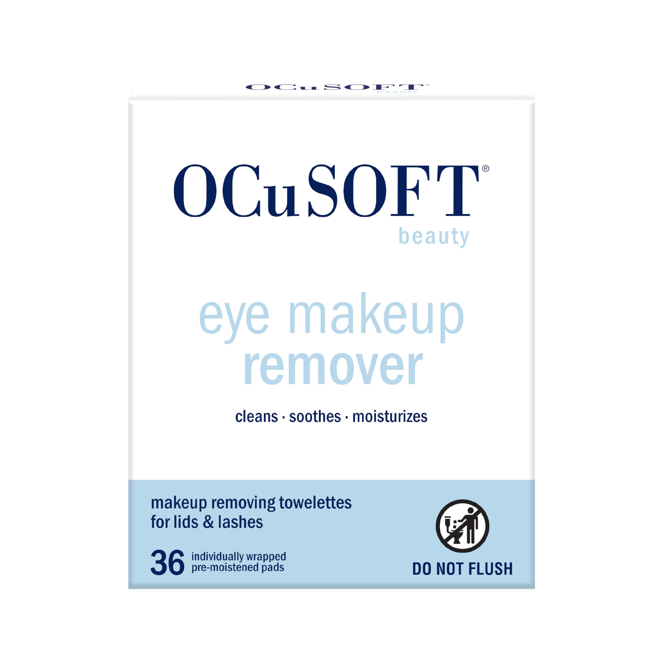 OCuSOFT front packaging showing box and branding, clear compact travel benefit