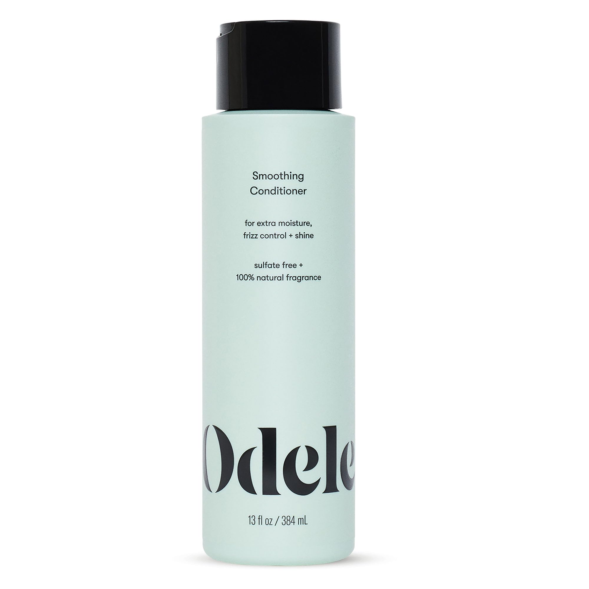 Odele bottle front label showing product name and benefits for shine