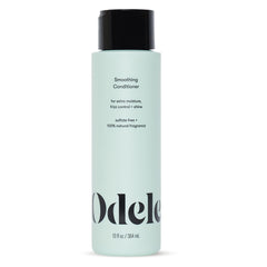 Odele bottle front label showing product name and benefits for shine