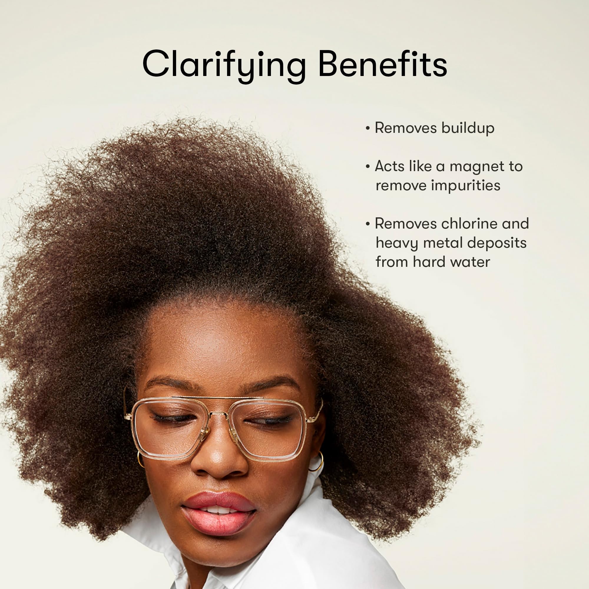 Odele shampoo texture on palm showing gentle creamy consistency