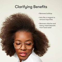 Odele shampoo texture on palm showing gentle creamy consistency