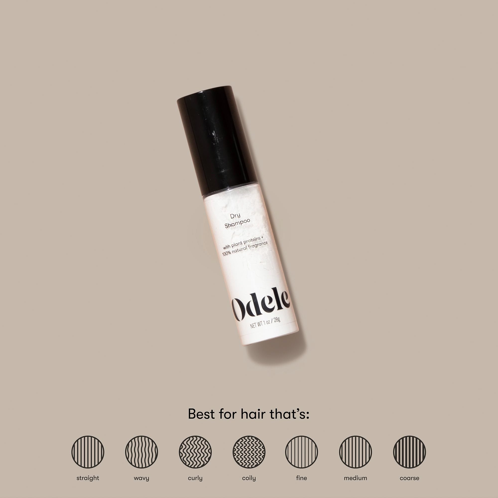 Close-up of Odele powder texture highlighting fine oil-absorbing starches
