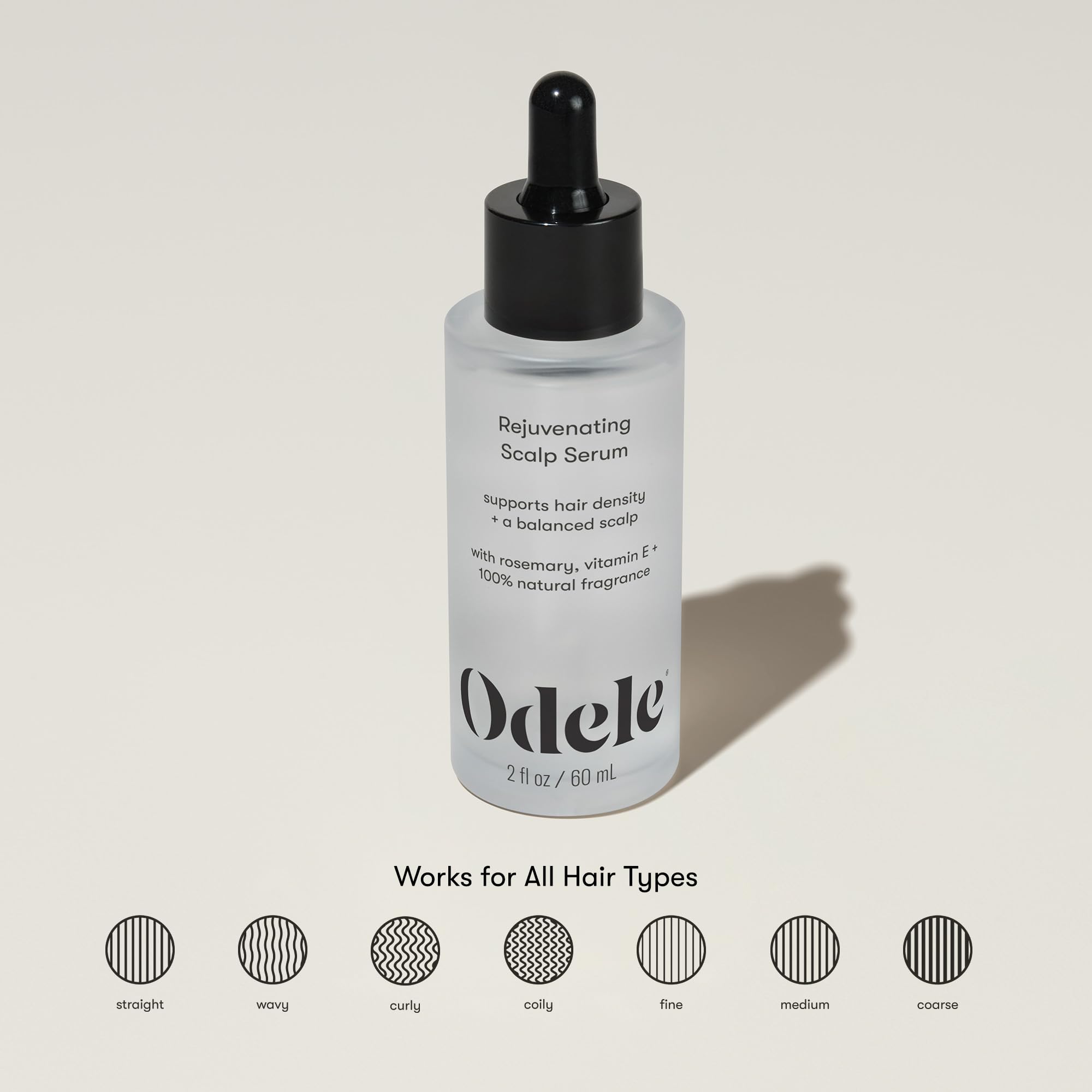 Odele serum texture on palm close-up, lightweight non-greasy finish benefit