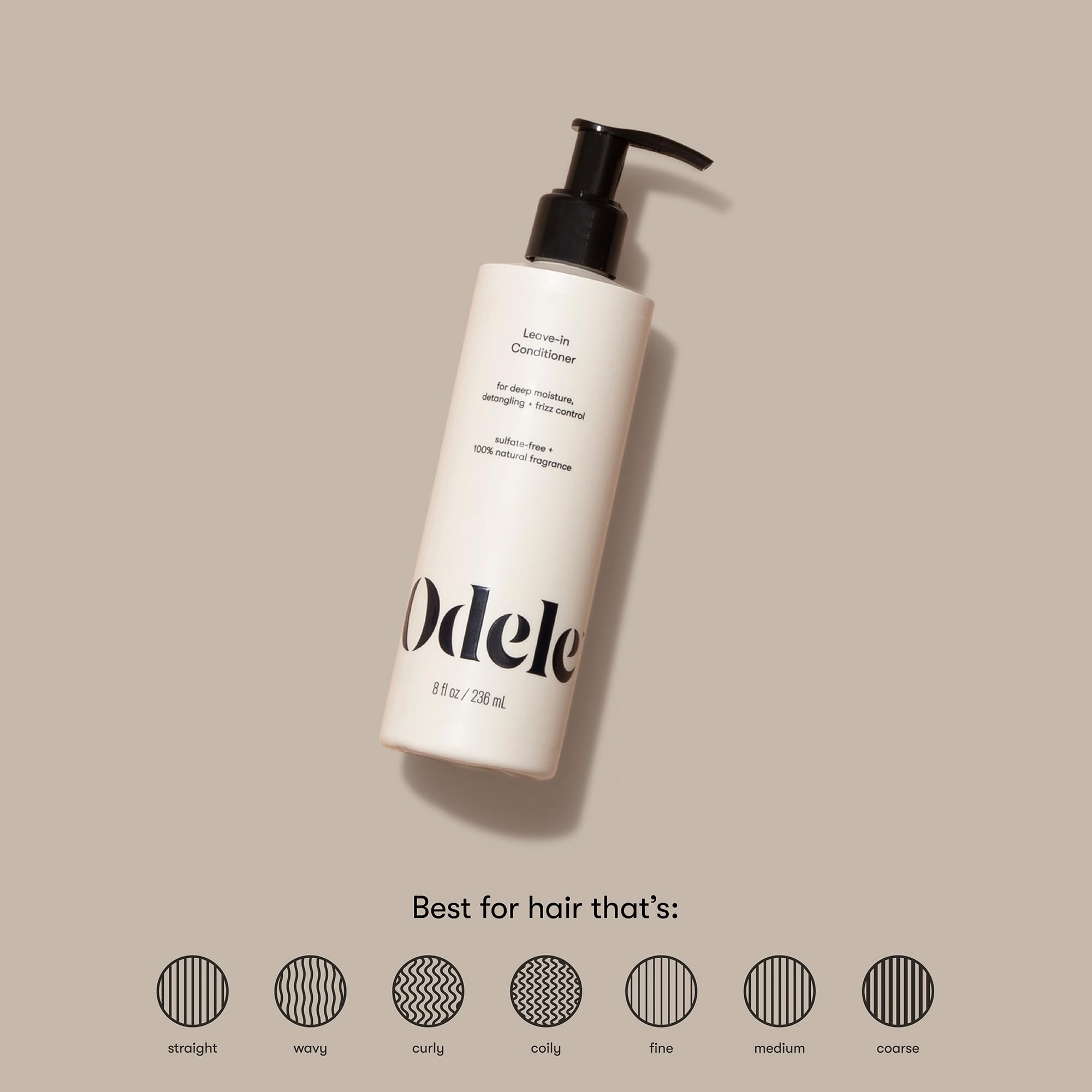 Odele texture on hand demonstrating lightweight creamy consistency and quick absorption