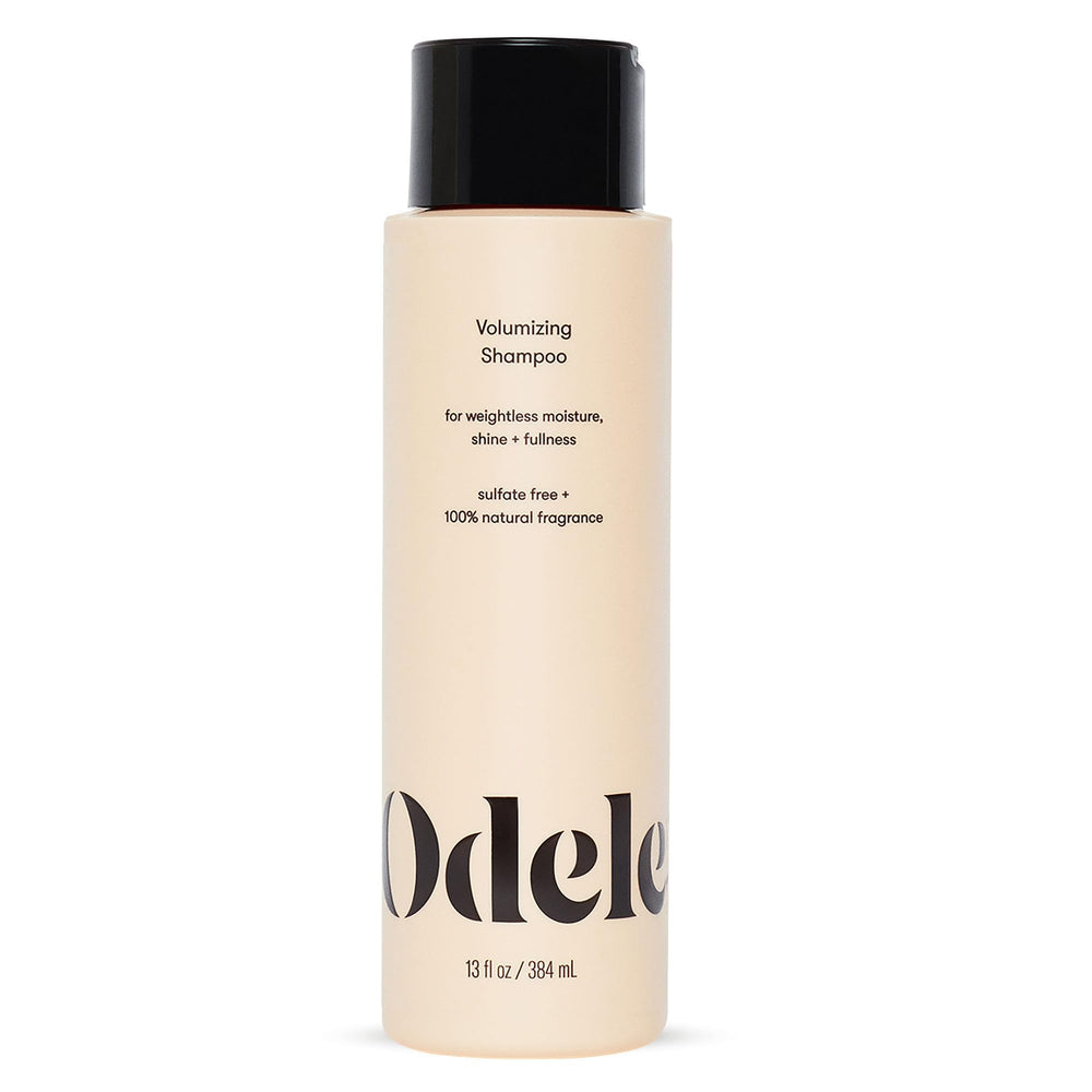 Odele volumizing shampoo front bottle showing clean design and benefits