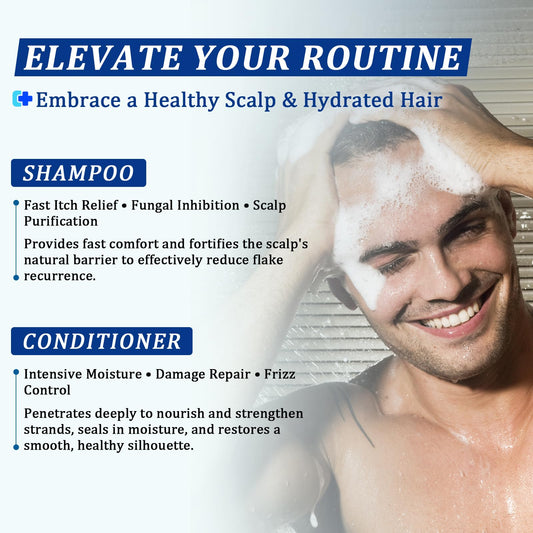 oely shampoo pump close-up highlighting easy dispensing and soothing formula
