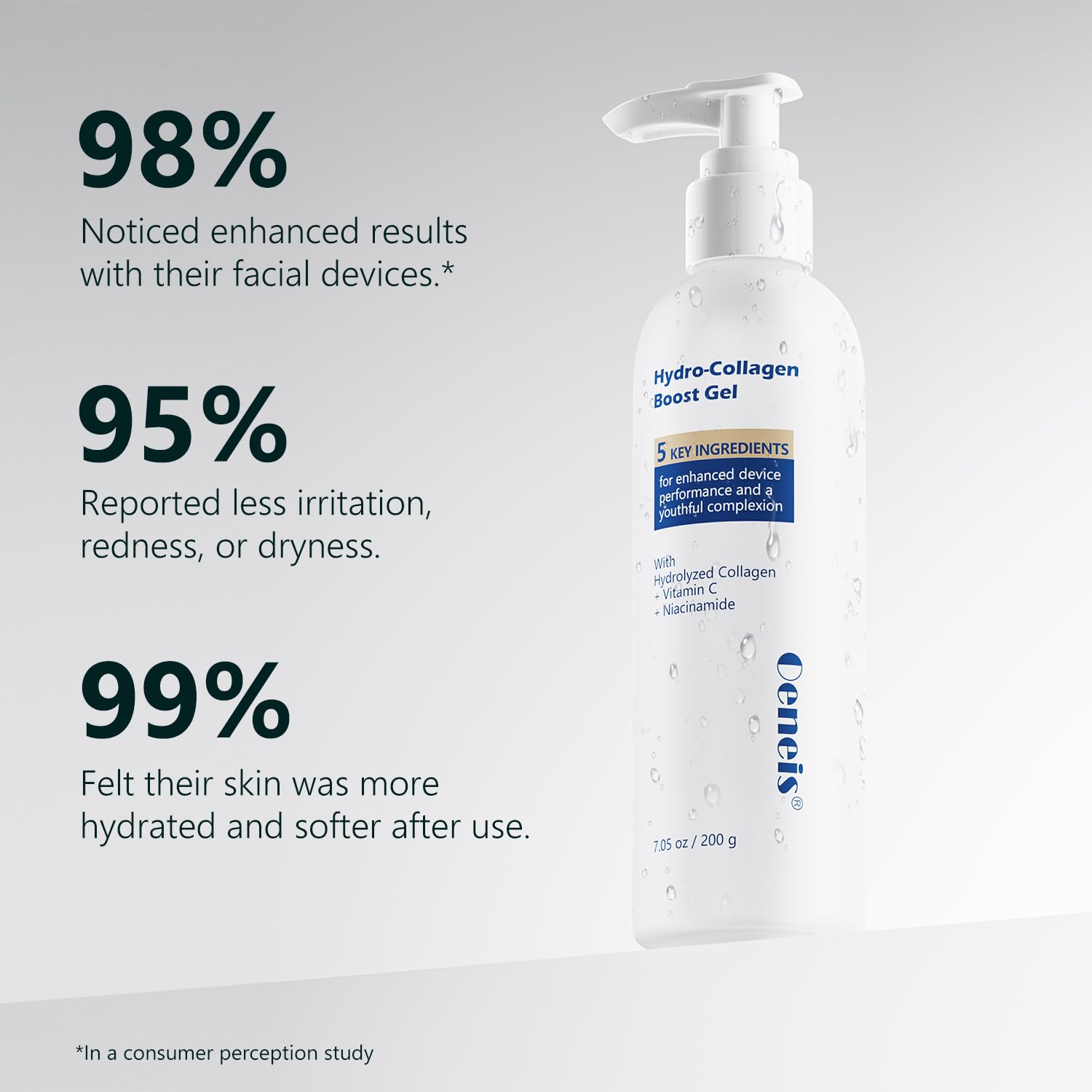 Oeneis gel texture close-up highlights smooth conductive finish