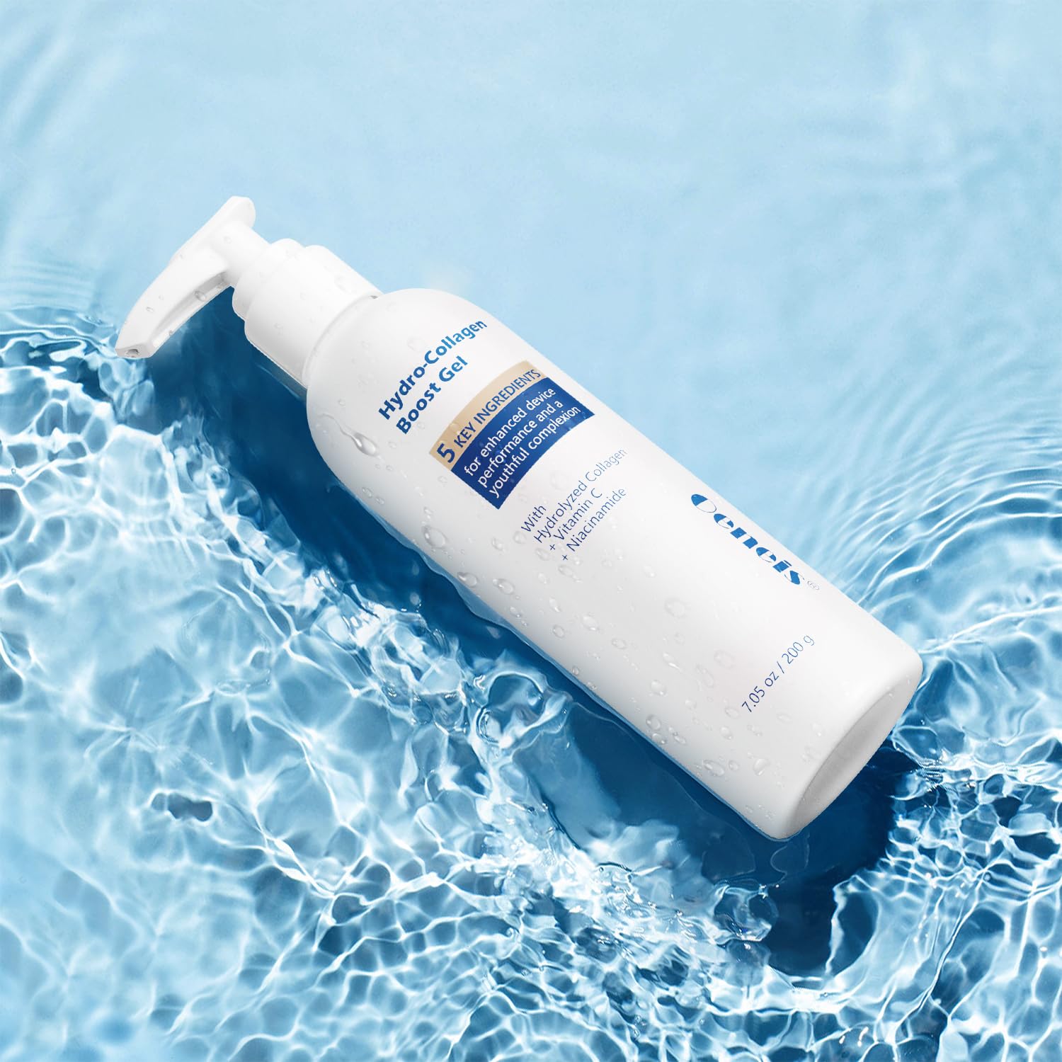 Oeneis label ingredients detail shows collagen and hyaluronic benefits