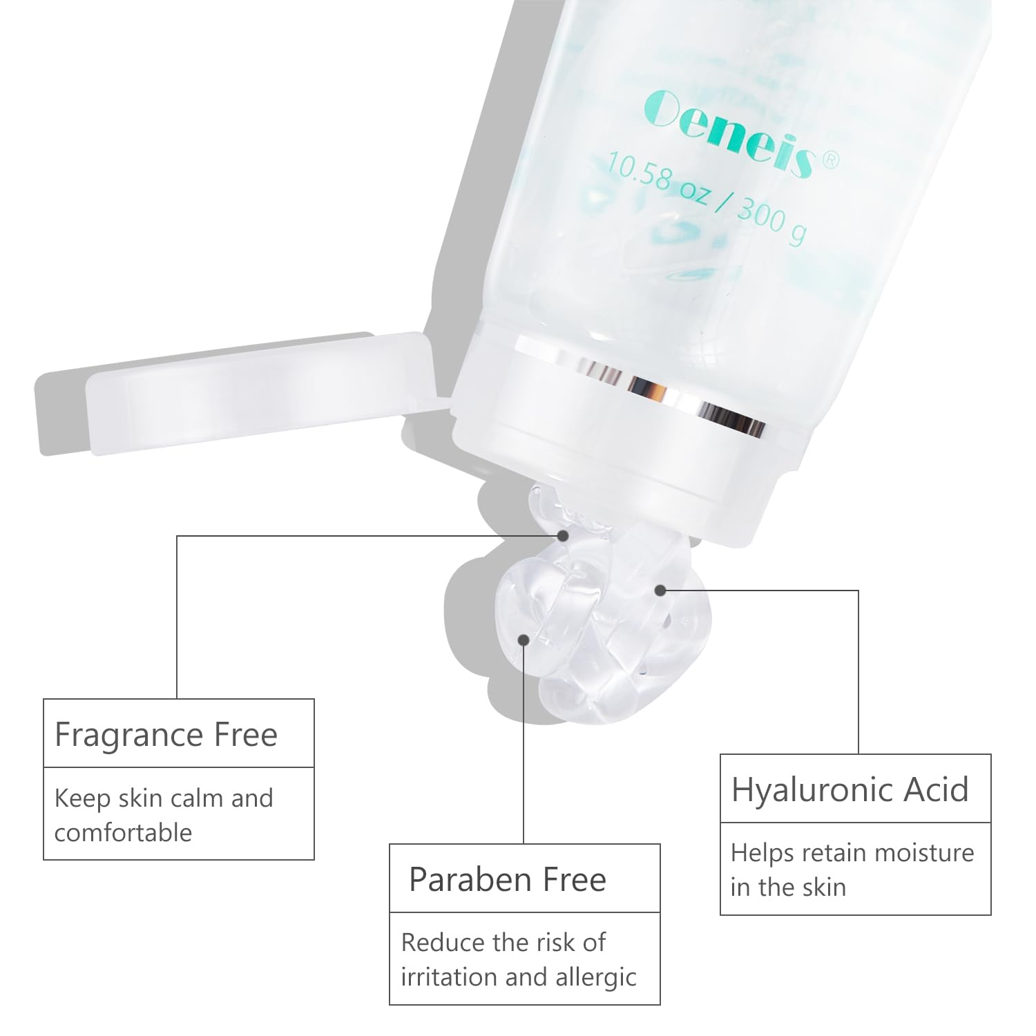 Oeneis 300g tube in hand illustrating size and professional quantity