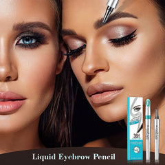 OETUIOW finished natural dark brown brows enhancing shape