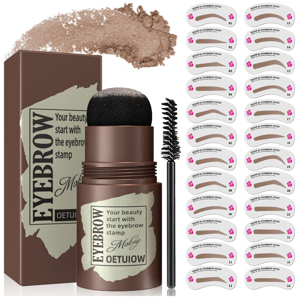 OETUIOW front packaging showing kit and light brown benefit for quick brows