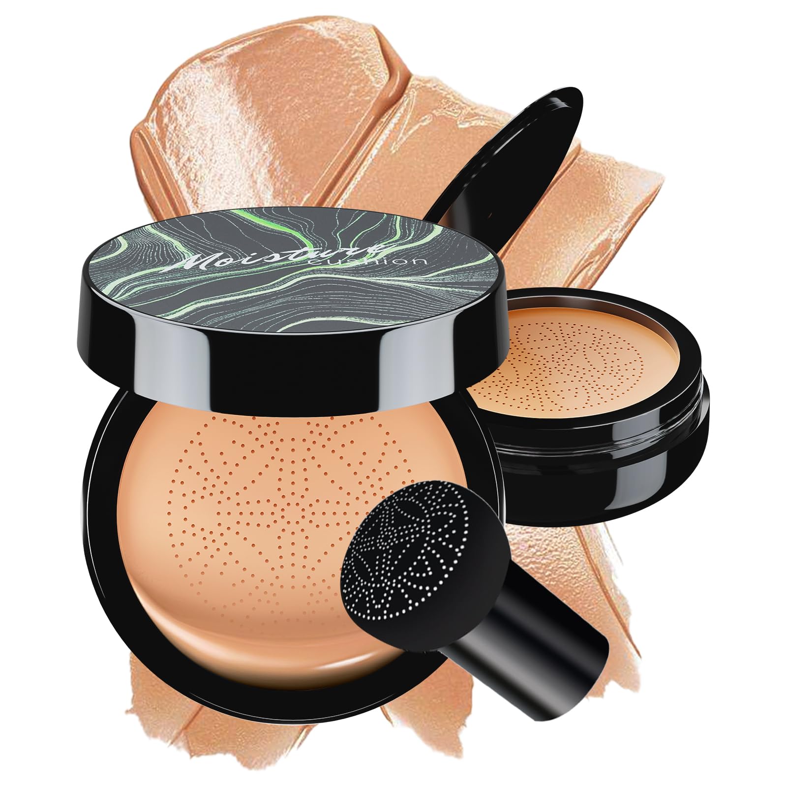 OETUIOW compact front packaging showing sleek cushion case and shade label