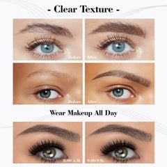 OETUIOW stroke demo on hand showing natural hair-like brow definition
