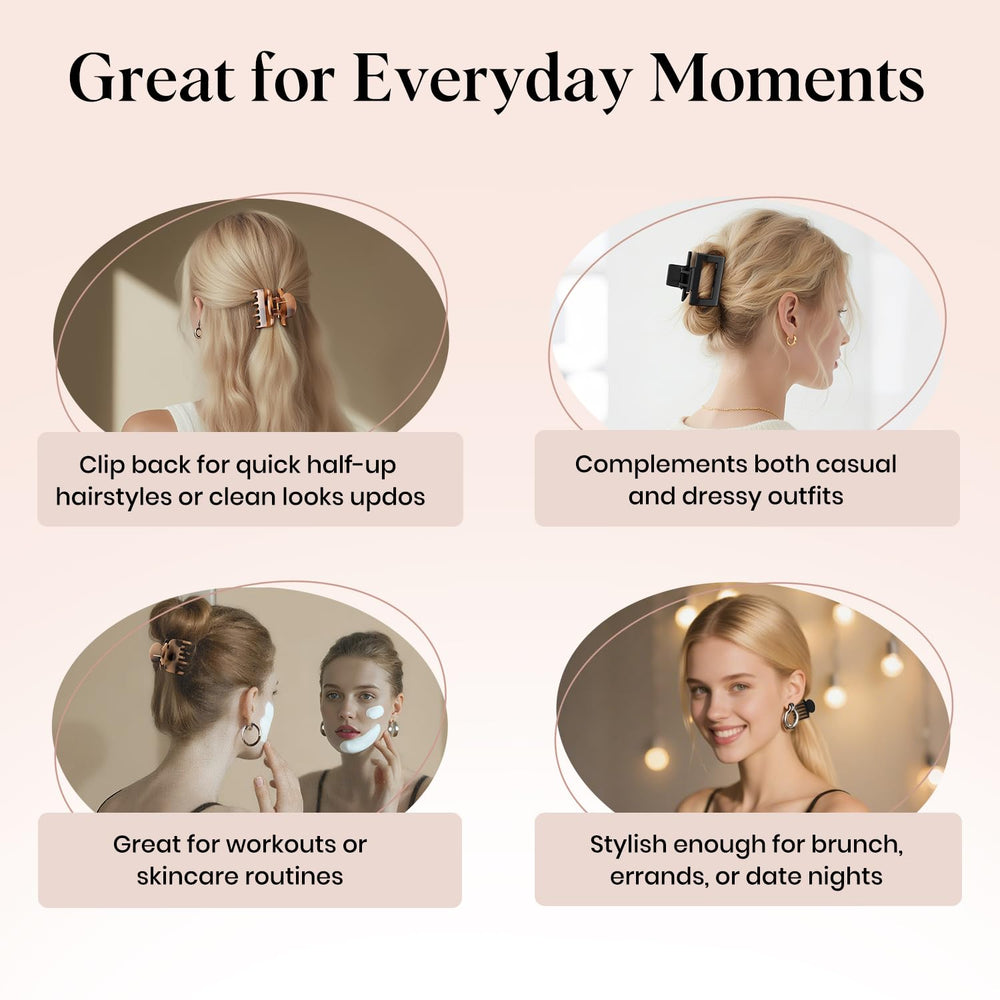 Oeusnael clips inside a travel makeup bag demonstrating on-the-go practicality