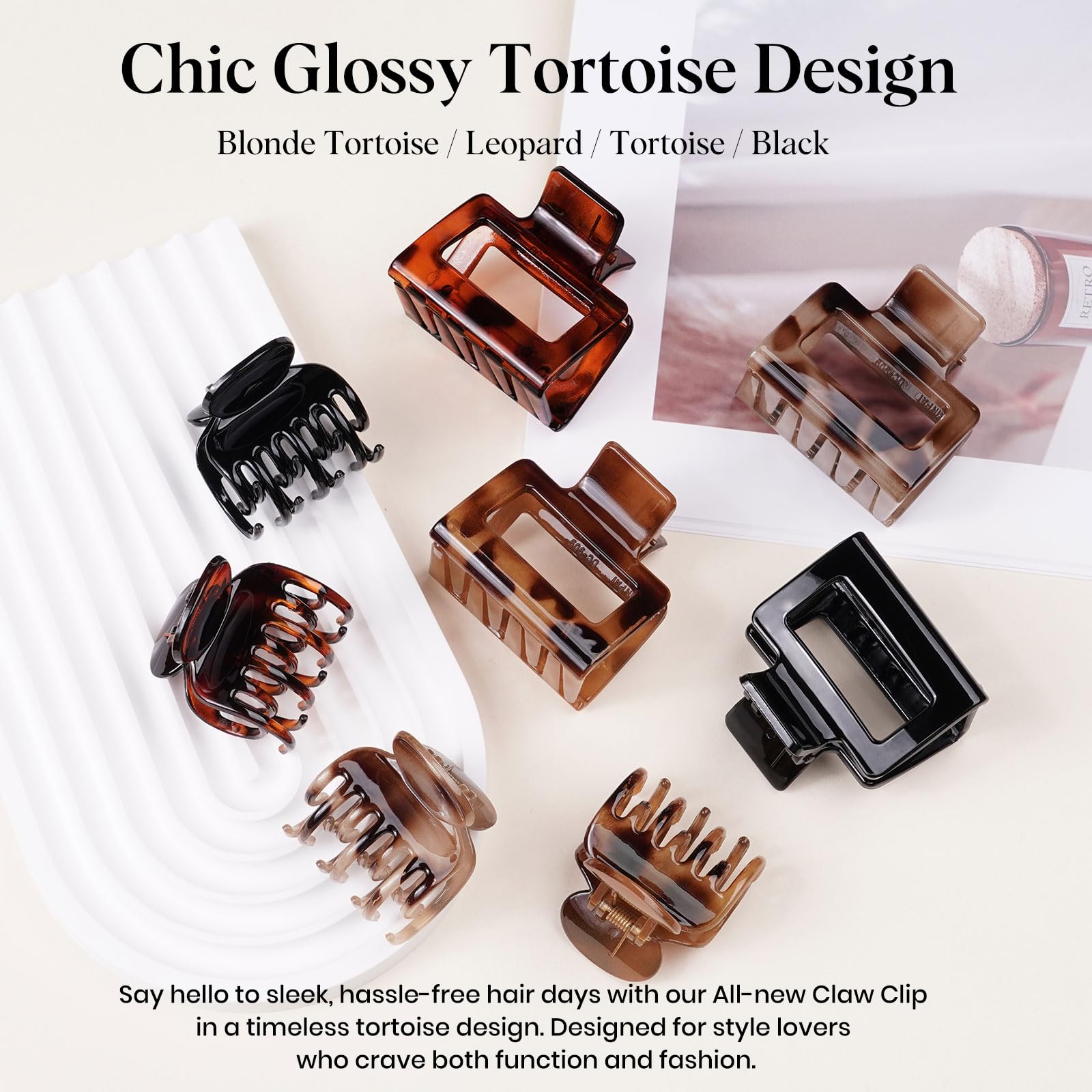 Oeusnael gift box open with clips displayed, ideal as a thoughtful present
