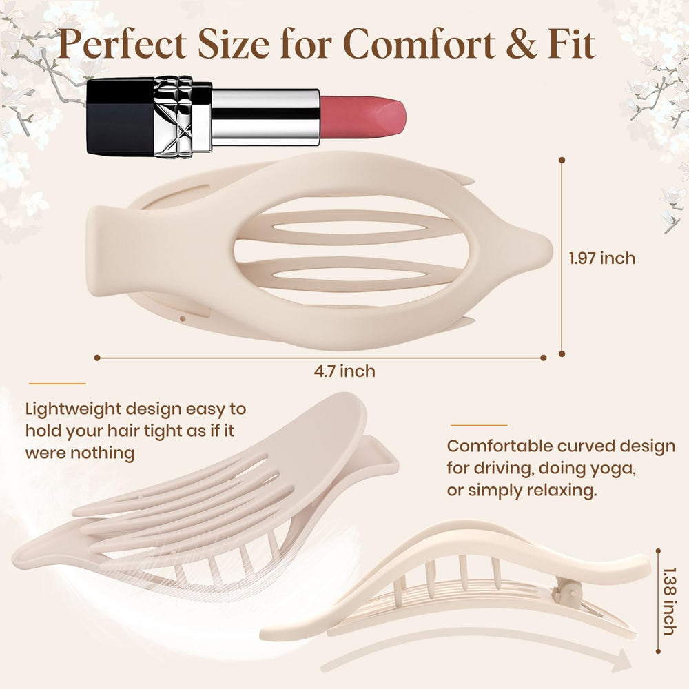 Oeusnael inner teeth detail illustrating multi-tooth grip for secure hold on all hair types