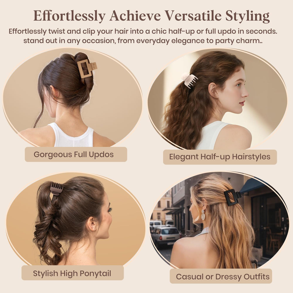 Oeusnael neutral color collection displaying beige, khaki, brown, black